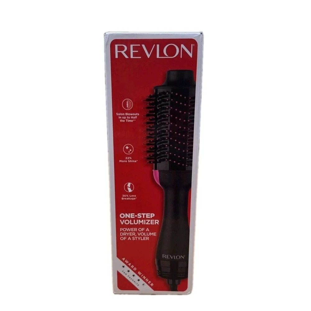 Revlon One-Step Plus Hair Dryer and Volumizer - Black/Red - RVDR5298 (B8) OB